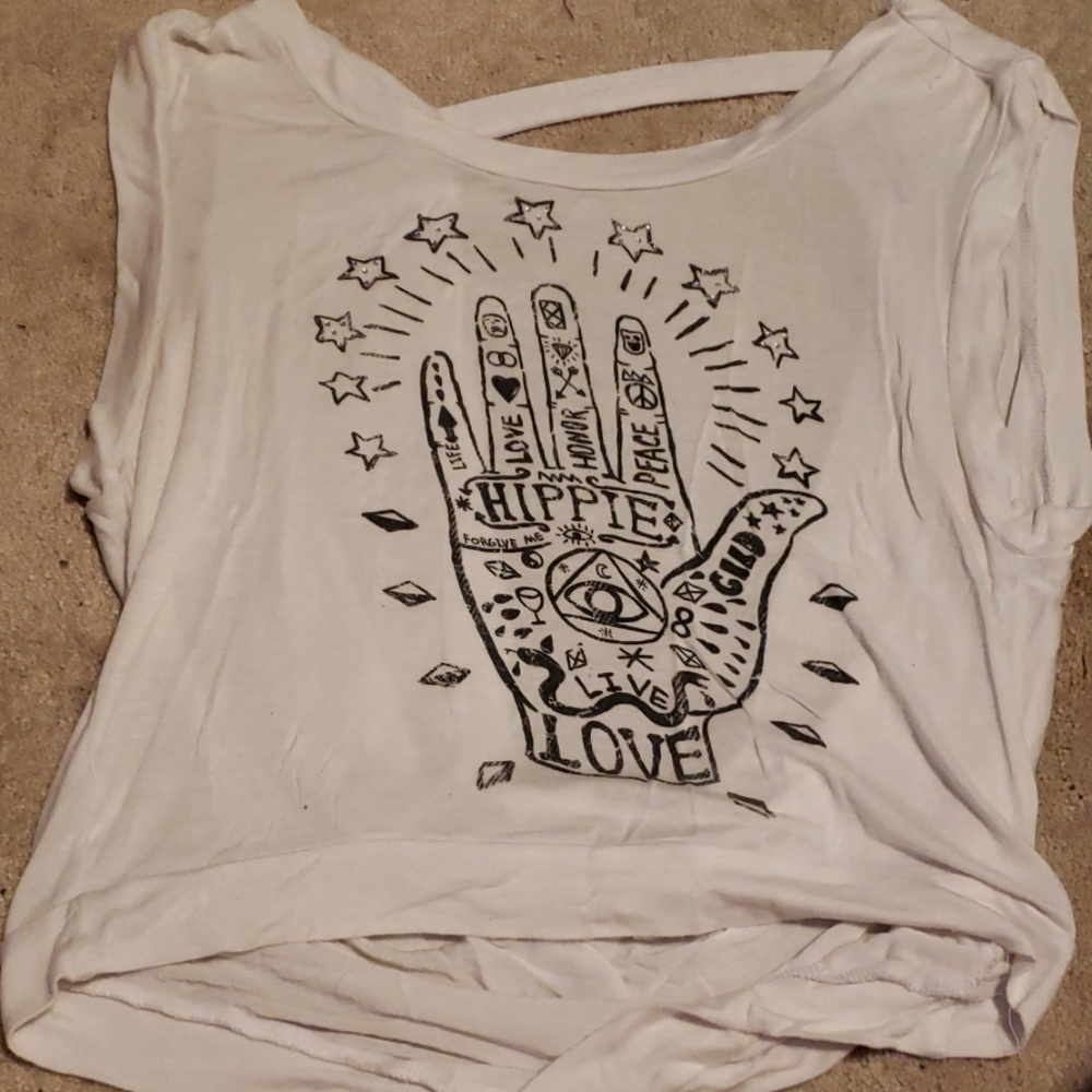 Open back crop top